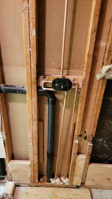 Shower plumbing