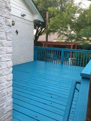 Deck makeover