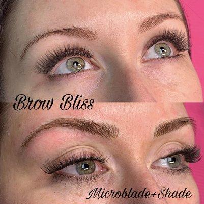 Microblading before and after