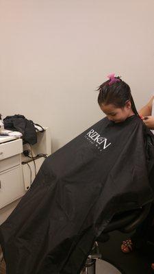 Emily is officially appointed as my daughter's hair stylist....so say we all =)