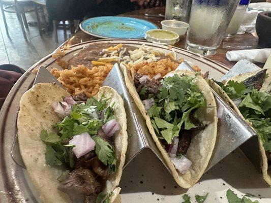 Carne asada tacos