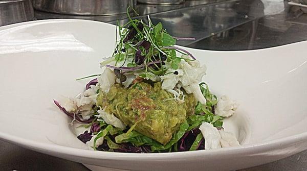 Guacamole with jumbo lump crabmeat