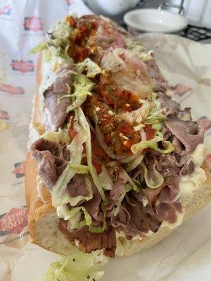 Roast Beef Hoagie