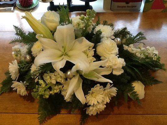 White Flowers on the Winter Solstice