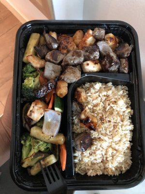 Chicken & Steak Hibachi