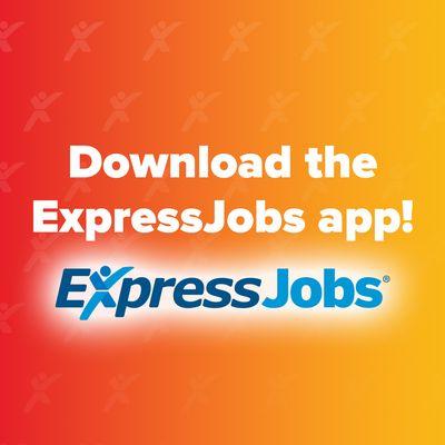 The ExpressJobs app is available - and free - on both the Apple and Google app stores!