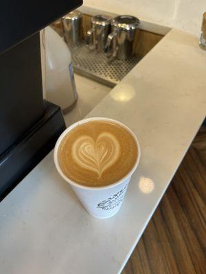 Wallflower latte