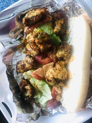 Oyster po boy-good but bready!