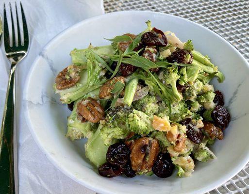 Broccoli Salad, with dried cherries & pecans