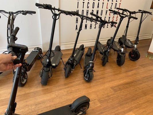 Scooter selection