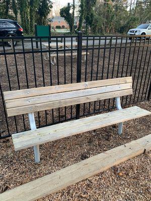 Bench inside park