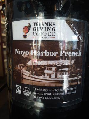 Noyo Harbor French Roast from Ft. Bragg