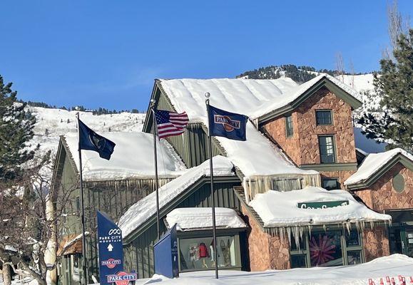 Park City base area entrance