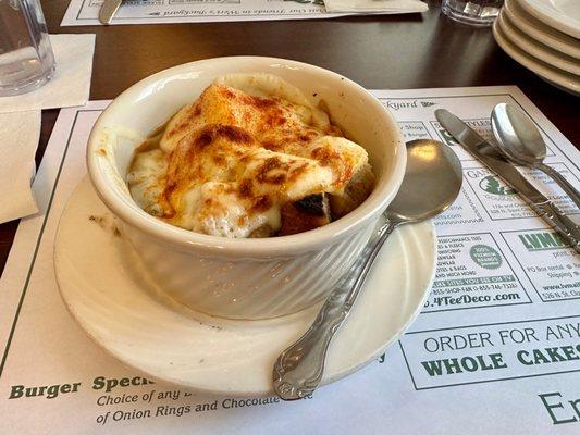 A Crock Of French Onion Soup