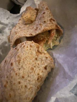 Cajun Fish Wrap