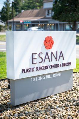 Esana Outdoor Sign, Guilford CT