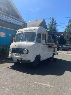 New coffee house in the cutest vintage truck