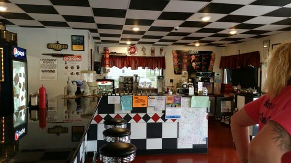 Great selection of homemade ice cream ,and the best burger in the Catskill And home made french fried