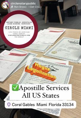 Apostille services all US states !