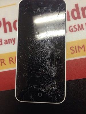 Broken screen repair