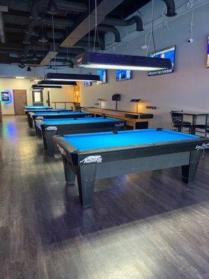 Pool Tables, Darts, ShuffleBoard