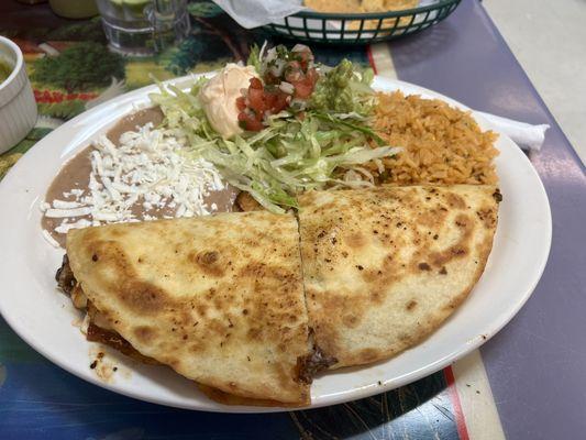 Shrimp quesadillas