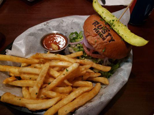 The Rusty Melon Reaper burger