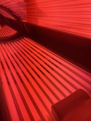 So cool looking when the Red Light Therapy Bed is on