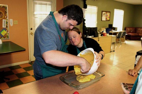 Many of our Training & Education classes help prepare residents for more independent living by teaching important life skills.