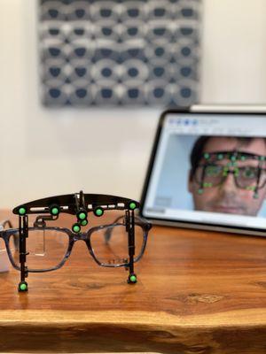 We use this device to measure and ensure that your glasses are the most accurate.