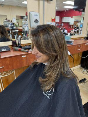 Hair's cut and color by Tram