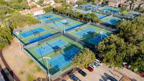 The Club At Sonterra boasts twenty-one hard courts and two pristine clay courts.