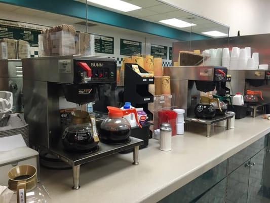 Self-serve coffee center