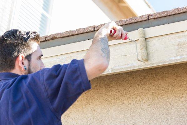 We paint exterior fascia trim near Rio Rancho NM 87124