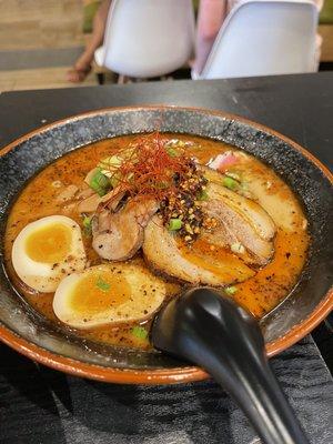 Spicy tonkotsu ramen