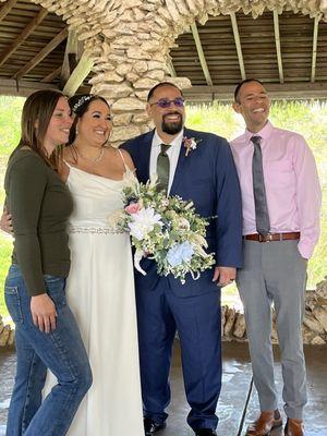 Our officiant and Day of Coordinator