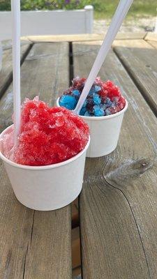 Shaved ice was so refreshing and only $2