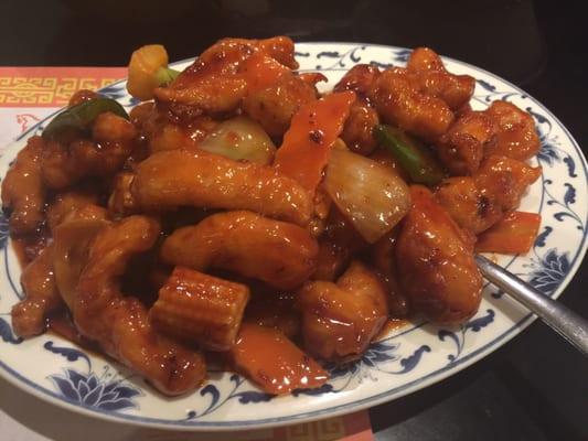 Spicy honey chicken