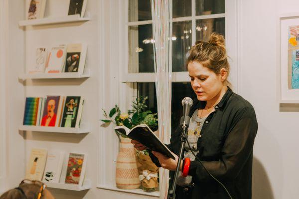 Bianca Stone poetry book launch party | Photo by Lulu Lovering