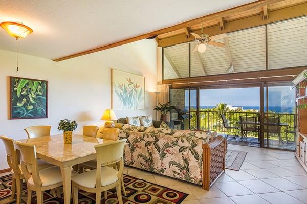 Fully furnished condos are available through Kailua Kona!