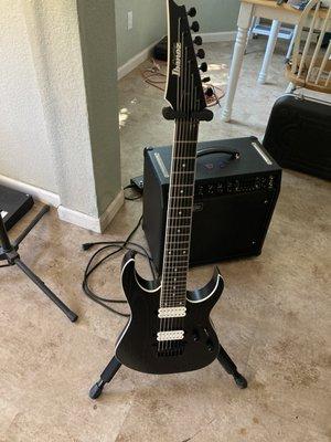 New Ibanez 7 string from Chondro's thank you guys!