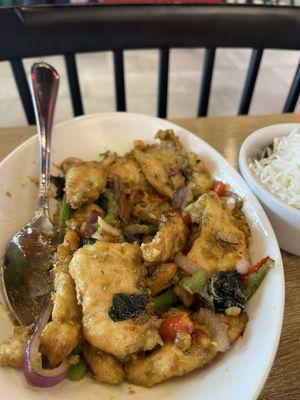 Thai basil chicken