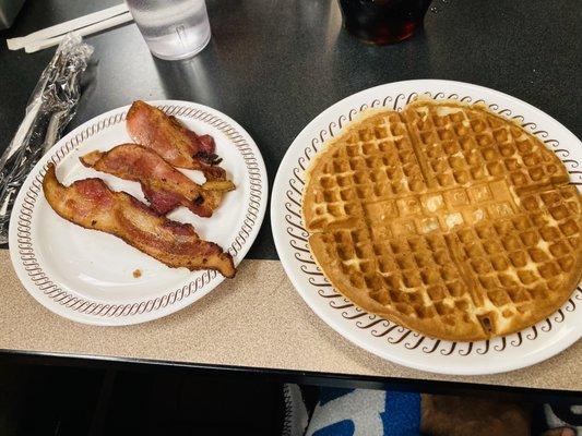 Waffles and Bacon