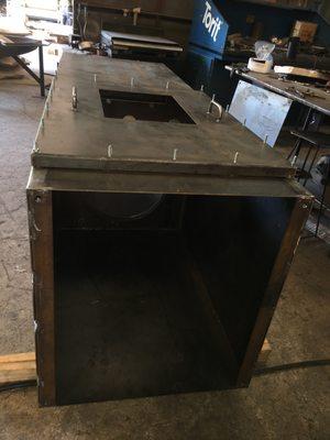 Custom metal cabinet