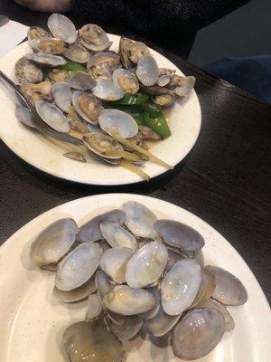 We thought we had a good amount of steamed clams when they came out. The amount of empty shells we got mixed in was astounding.