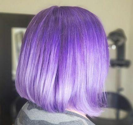 Lavender color melt.