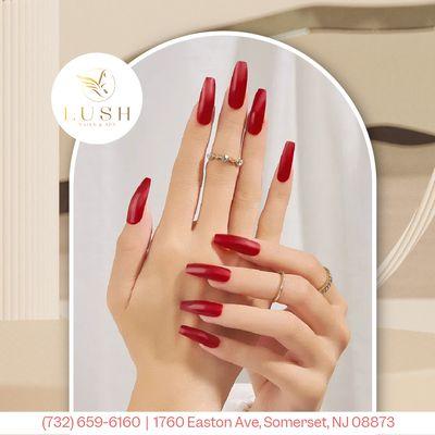 Turn up the heat this summer with our fiery red nails!