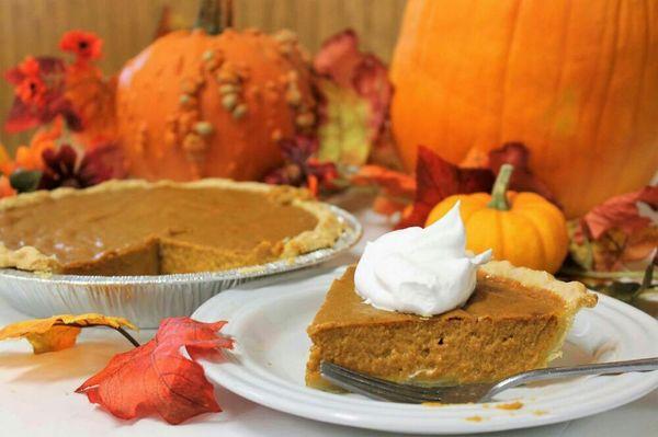 Fall is here! Enjoy our pumpkin pie!