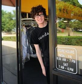 Neat!  A drive up window for quick and easy service.