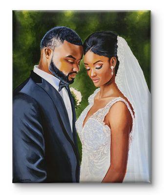 Live Wedding Painting